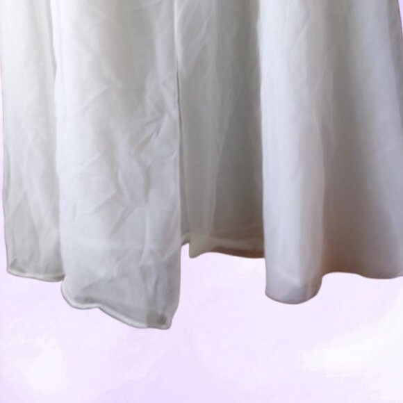 Radcliffe vintage coquette nightgown nightie lingerie bow lace in white/ivory L - Picture 8 of 11